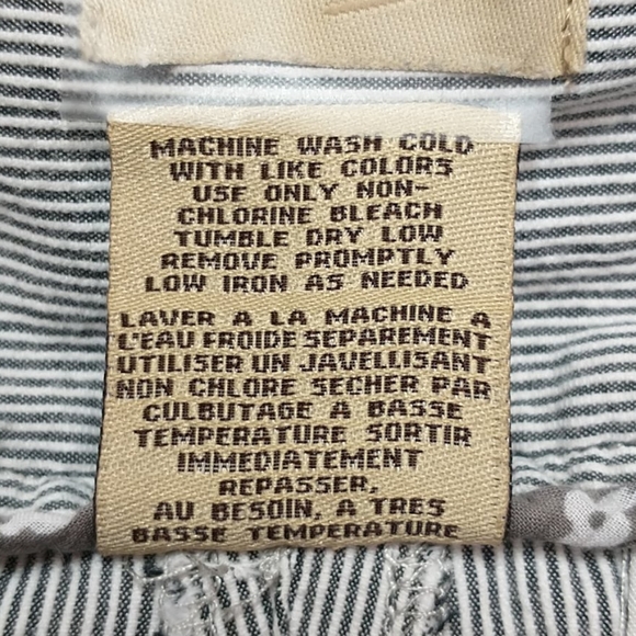 elevenses Pinstripe Wide Leg Cropped pants - Picture 10 of 11